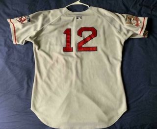 Men ' s vintage Russell Athletic game worn Pawtucket Red Sox jersey 12 size 48 2