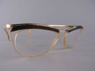 Vintage 50s S.  Anjou Gold Filled Eyeglasses Frames Made In France