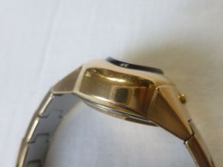 Vintage Ladies Pulsar LED Watch 14K Goldfilled Digital 5