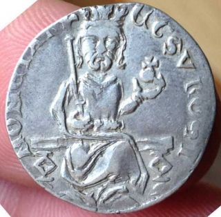 Xs - Serbia Stefan Uros Ii Milutin (1282 - 1321) Dinar Or Grosso Rare