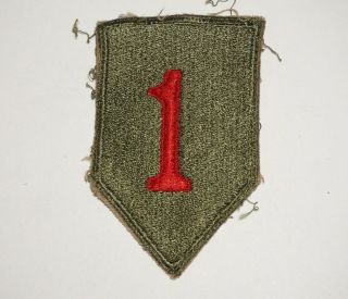 1st Infantry Division Patch D - Day Wwii Us Army P9322