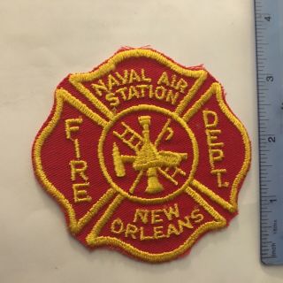 Us Naval Air Station Orleans Fire Department Louisiana (vintage)