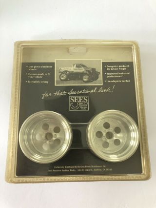 Vintage 2207 Sees Aluminum Front Wheels - King Cab - Packaging - Rare & Htf