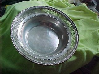 Vintage Reed & Barton 9 " Sterling Ornate Bowl Model X495 W/ding.  Low Bid /ask