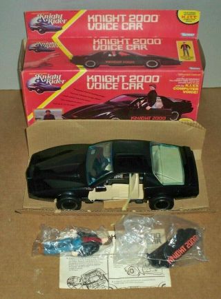 Vintage Knight 2000 Voice Car W Box Kitt Kenner Nmib Inside