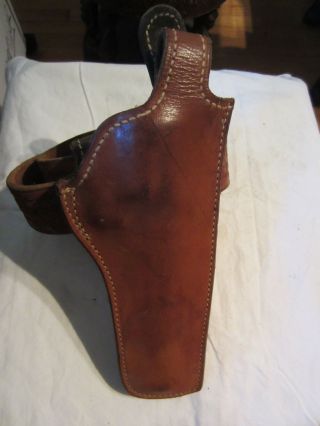 Vintage Safariland Holster & Belt Tan Leather size 38 COLT 29 2
