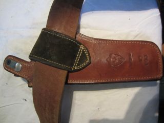 Vintage Safariland Holster & Belt Tan Leather size 38 COLT 29 4