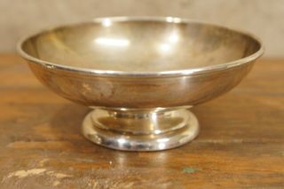 Vintage International Silver Co Sterling Silver Candy Dish Bowl 2 " By 5 " 3.  79 Oz
