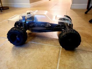 Vintage Team associated RC10T 2 Roller rims and tires powdercoat chassis ex 2