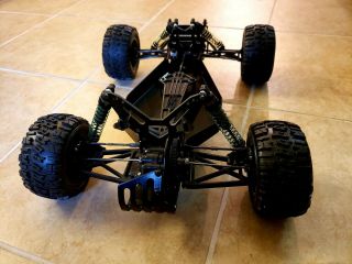 Vintage Team associated RC10T 2 Roller rims and tires powdercoat chassis ex 4