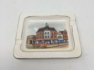 1950s Vintage Disney Main Street Swift’s Market Disneyland Ashtray Porcelain E1a