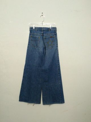 Hash Vintage 1970 ' s Wide Leg Jeans Women ' s Meas.  28X30,  No Tag Inv F4757 3