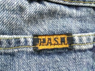 Hash Vintage 1970 ' s Wide Leg Jeans Women ' s Meas.  28X30,  No Tag Inv F4757 4