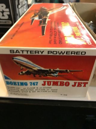 Vintage Battery Operated Boeing 747 Jumbo Jet Toy 1970s - 1980s 3