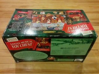 Vintage Mr.  Christmas Santa ' s Musical Toy Chest 2