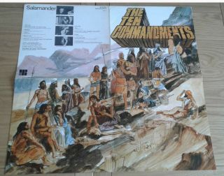 SALAMANDER The Ten Commandments MEGA RARE 1971 UK HEAVY PSYCH LP Youngblood EX, 6