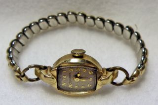 Vintage Bulova 14k Solid Gold Ladies Watch