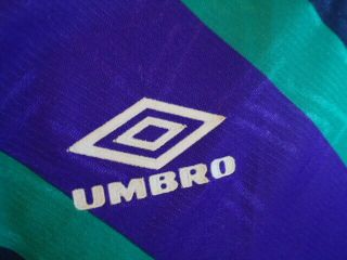 SHEFFIELD UNITED 1994 UMBRO Away Shirt LARGE Adults Rare Vintage LAVER 7