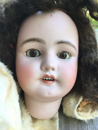 Antique German Bisque Doll Simon Halbig 1078 Large Size 16 Inch