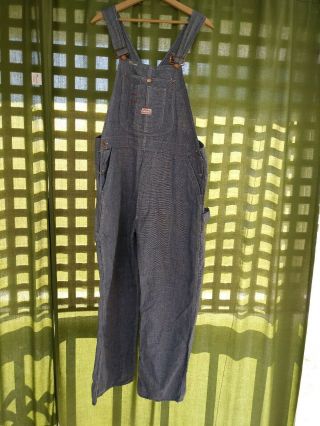 Vtg Jc Penney Overalls Union Made Usa 40 X 30