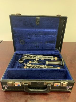 Vintage Buffet Crampon Evette Paris Clarinet Wood Needs A Cork