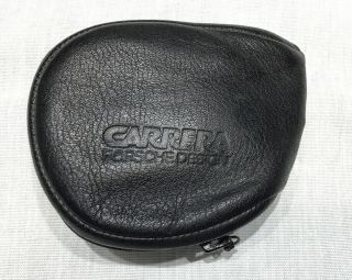 Vintage Black Leather Porsche Design Carrera Folding Sunglasses Case 5622 - 5628