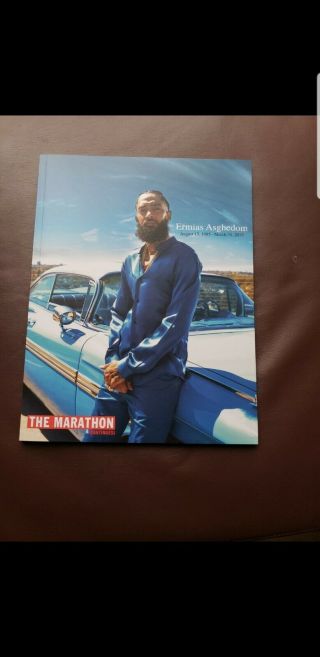 Nipsey Hussle Obituary Book Rare Pictures Memorial Staples Center