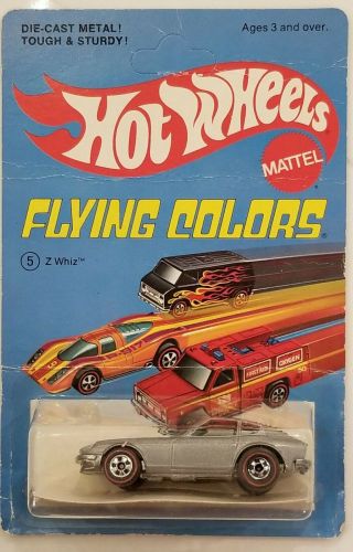 Vintage 1975 Hot Wheels Redline Flying Colors Z Whiz Datusun No.  5