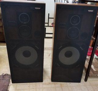 Vintage Pioneer Cs - D9001 Floor Speakers 150w Set Of 2