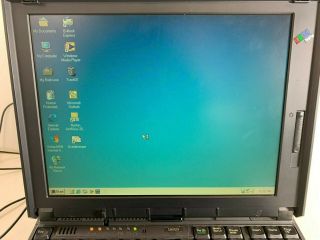 Vintage IBM ThinkPad 380XD Type 2635 Laptop Computer w/ Power Adapter 2