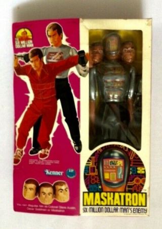 1976 Vintage Kenner Maskatron Six Million Dollar Man Misb