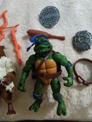 Teenage Mutant Ninja Turtles Vintage Movie Star Splinter,  Leo,  Mike&Don 1992 3