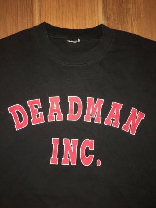 Rare Vtg Wwe Wwf Undertaker T - Shirt Deadman Inc Men 