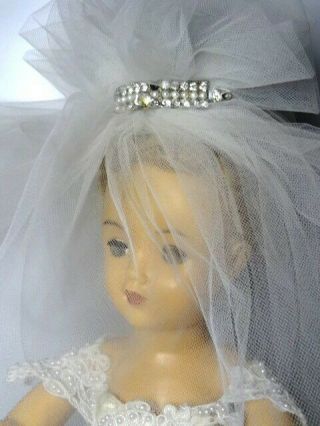 Vintage ideal Miss Revlon Doll VT 18 Dressed as a Bride 4