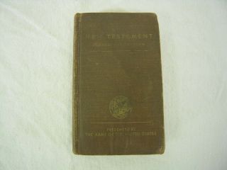 Vintage Testament - Protestant Version For A Soldier In The Army - 1942