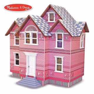 Melissa & Doug Classic Heirloom Victorian Wooden Dollhouse