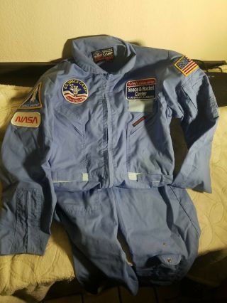 Nasa United States Space Camp Space Gear Jumpsuit Adult Xl Vintage