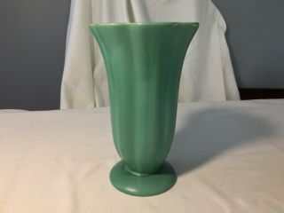 Vintage Catalina Island Scalloped Flower Vase 305 7.  75 " Tall