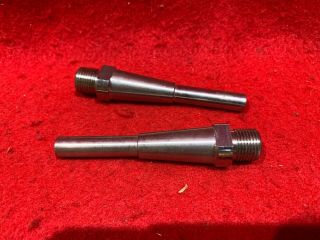 Nos Vintage Silver 9/16 " Hutch Pedal Spindles Bmx Freestyle Racing
