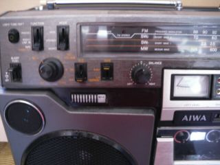 Vintage Aiwa TPR 950 boombox ghettoblaster radio cassette tape Japan made Read 2