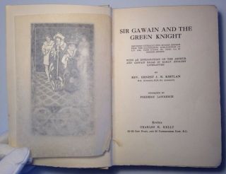 Sir Gawain And The Green Knight,  Ernest J.  B.  Kirtlan,  1912 First Edition,  Rare 6