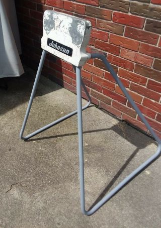 Vintage Johnson Outboard Motor Stand For Small Motors