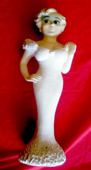 Carnival Chalkware Mae West Mae Doll Extremely Rare By Rainwater 15 " High.