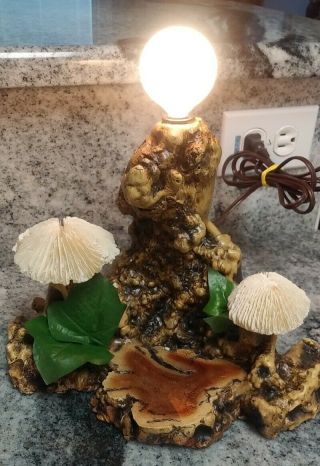 Vintage Magic Mushroom Lamp Los Angeles,  Ca - No Shade