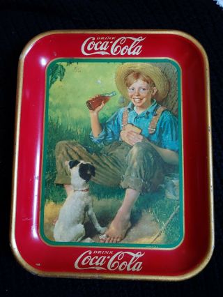 Coca Cola Tray 1931 Vintage