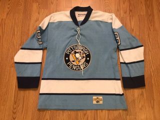 Ebbets Field Flannels Pittsburgh Penguins Vintage Jersey Size Xl