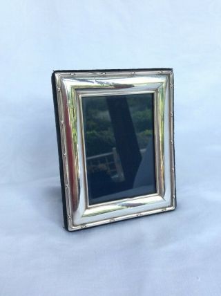 Solid Silver Photograph Frame - Carrs Of Sheffield,  1993.