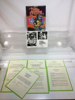Vtg Jim Henson Dark Crystal Vhs Press Release Program Kit 1994