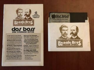 DOS Boss,  Apple II 2 vintage software,  Beagle Bros, 2