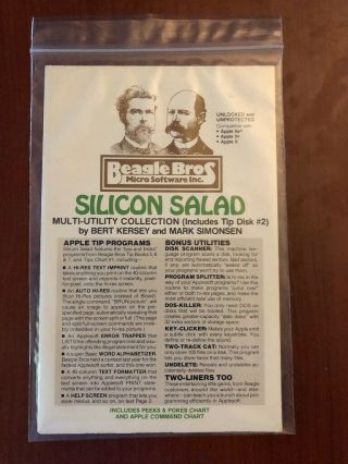 Silicon Salad,  Apple Ii 2 Vintage Software,  Beagle Bros,
